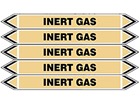 Inert gas flow marker label.