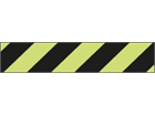 Photoluminescent hazard warning tape