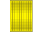 Yellow polyester laser labels, 10mm x 15mm