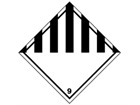 General hazard 9 hazard warning diamond sign