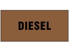 Diesel pipeline identification tape.