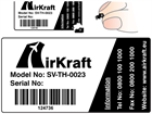 Scanmark destructible barcode label (logo / full design), 38mm x 76mm