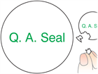 Q. A. Seal label