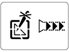 Do not damage barrier layer, tear open here packaging symbol label