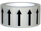 Flow indication tape for steam