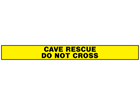 Cave rescue, do not cross barrier tape