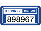 Assetmark serial number label (logo / full design), 12mm x 25mm
