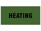 Heating pipeline identification tape.