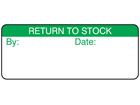 Return to stock label