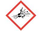 GHS explosive hazard label