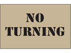 No turning heavy duty stencil