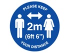 Social Distancing Floor Marker