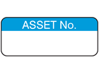 Asset number maintenance label.