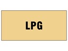 LPG pipeline identification tape.