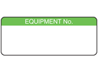 Equipment number label