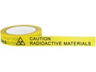 Caution Radioactive Material COSHH tape.