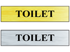Toilet public area sign