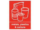 Plastics WRAP recycling signs