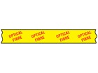Optical fibre tape.