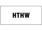 HTHW pipeline identification tape.