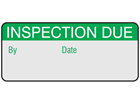 Inspection due aluminium foil labels.