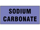 Sodium carbonate pipeline identification tape.