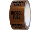 Diesel fuel pipeline identification tape.