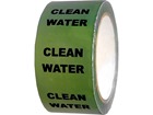 Clean water pipeline identification tape.