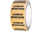 Carbon monoxide pipeline identification tape.