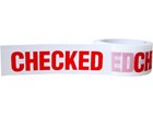 Checked tape