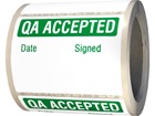 Jumbo QA Accepted label - 250 Pack