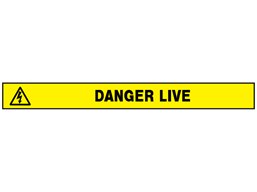Danger, live barrier tape