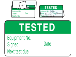 Tested jumbo write and seal labels.