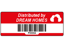 Scanmark barcode label (logo / full design), 19mm x 50mm