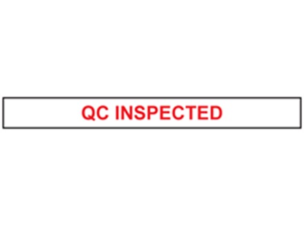 QC Inspected tape