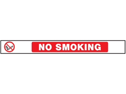 No smoking barrier tape