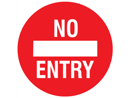 No entry floor marker