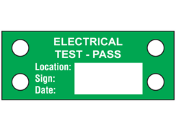 Cable tag, 20mm x 50mm, one colour print