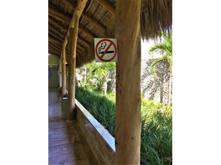 No smoking symbol safety sign.