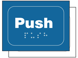 Push sign.