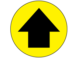 Directional arrow floor marker