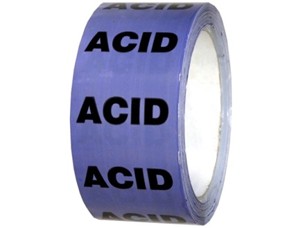 Acid pipeline identification tape.