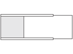 Self adhesive label holders, 15mm x 80mm