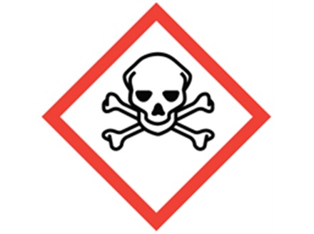 GHS toxic hazard label