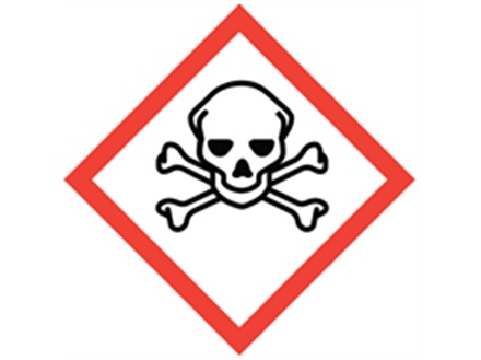 GHS toxic hazard label