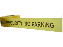 Security no parking barrier tape
