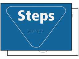 Steps sign.