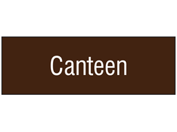 Canteen, engraved sign.