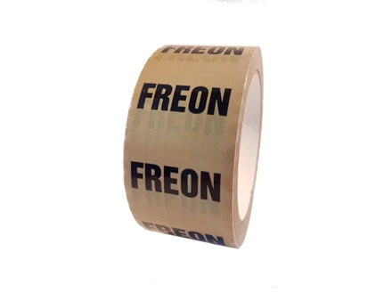 Freon pipeline identification tape.