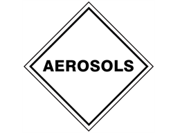 Aerosols, hazard diamond label | HW2090 | Label Source